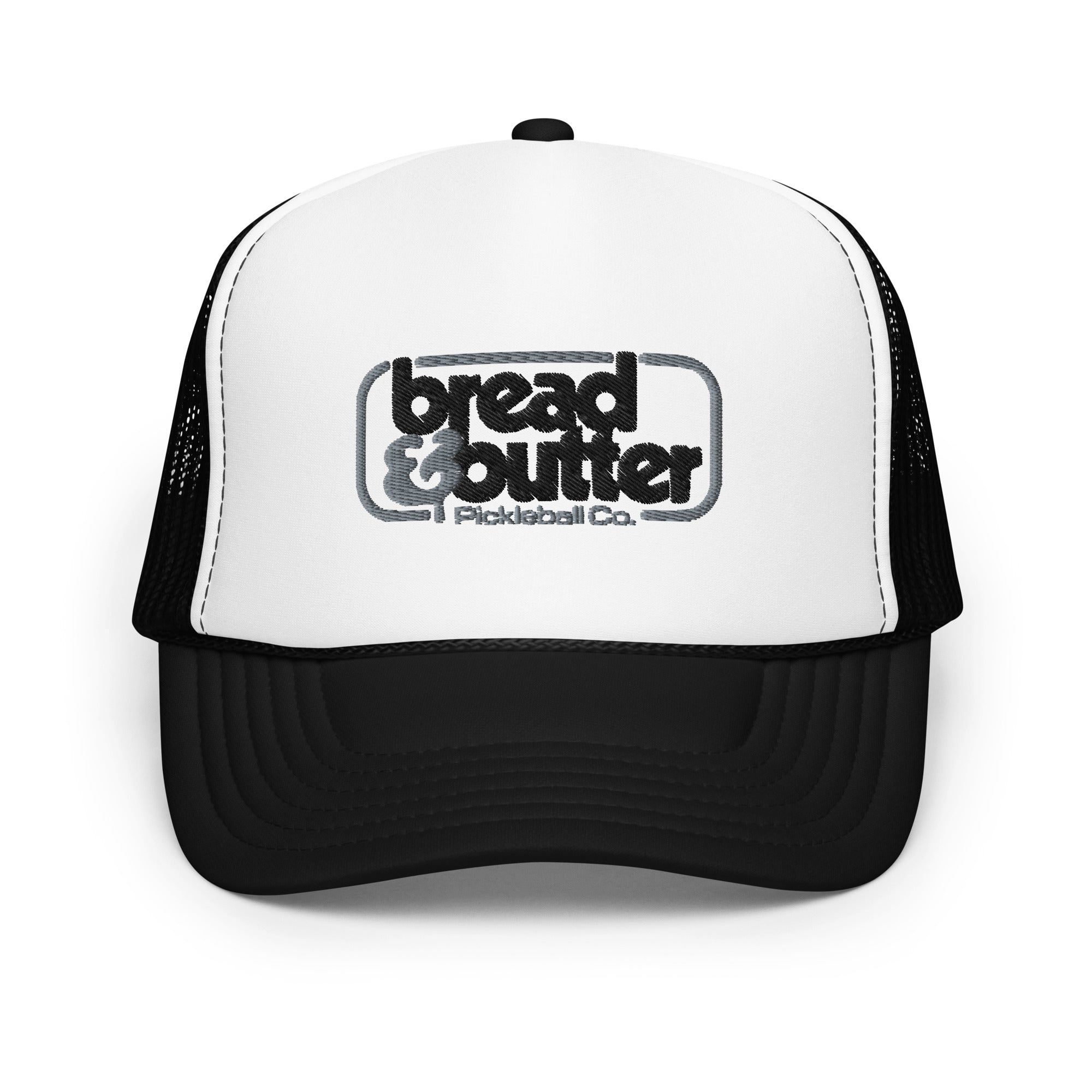 Ace Foam Trucker Company – Butter Pickleball Bread Hat B/W 